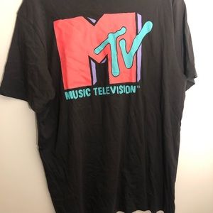 MTV Logo Front and Back T-Shirt